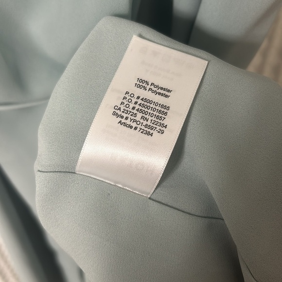 Aritzia Babaton Wrap Dress Light Blue Size Small - Picture 7 of 8